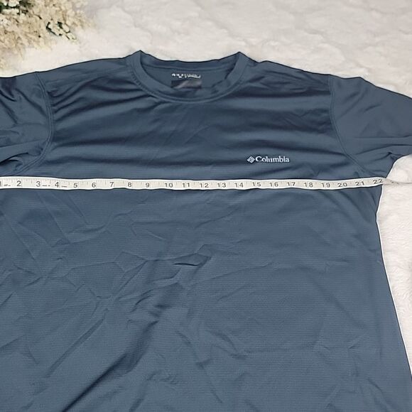 COLUMBIA Omni Wick Tee Shirt Men's Large Blue‎ - Picture 5 of 5